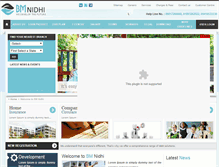 Tablet Screenshot of bmnidhi.com